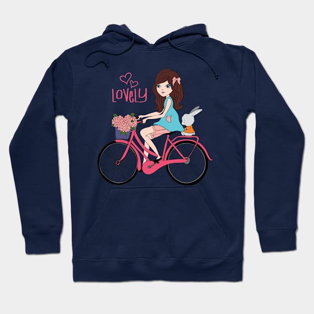 Funny Kids Bike T-Shirt Hoodie by Funny Kids Tshirts